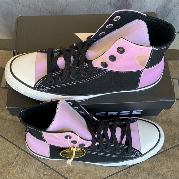 CONVERSE CTAS HI BLACK/MAGNET BLACK/WHITE MENS - Picture 5 of 16